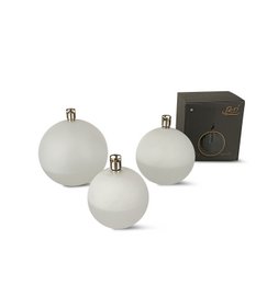 Olielamp Rond givré S