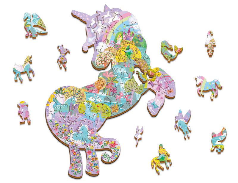 Woody Puzzle - Eenhoorn