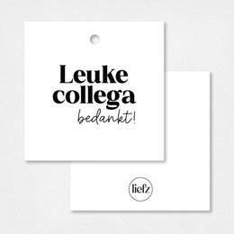 Gift tag | Nice colleague, thank you