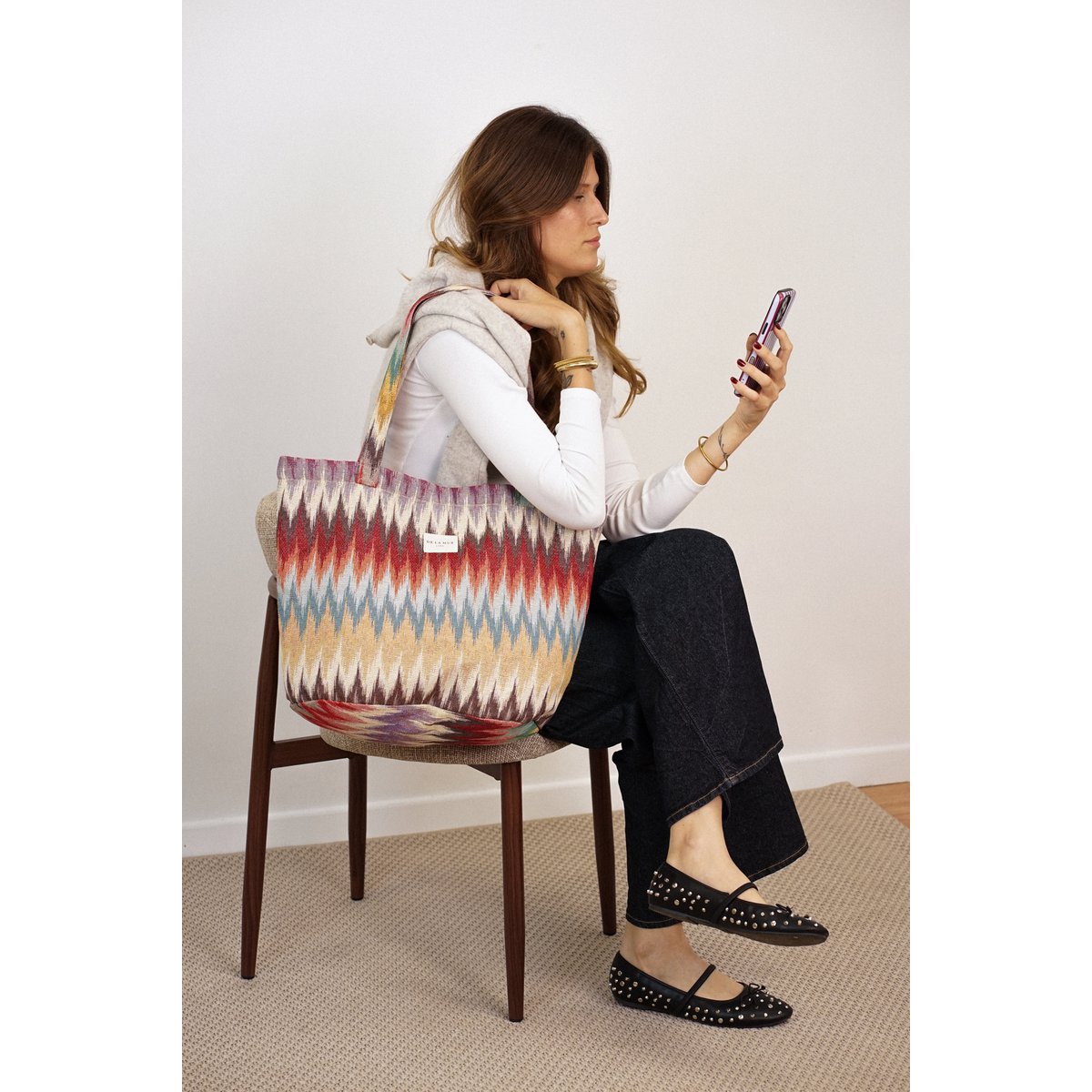 Large Shopper with zipper GUANA