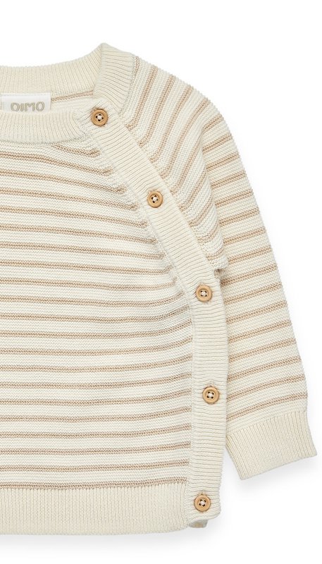 Baby wikkelshirt gebreid