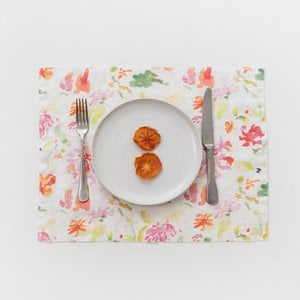 Wildflower Flow Linen Placemat