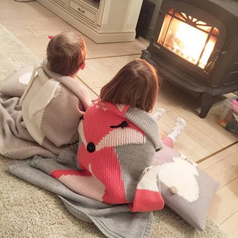 Annie & Charles® fox babytæppe