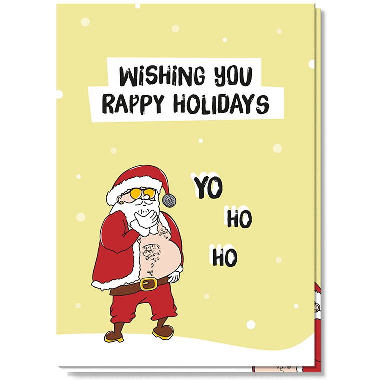 Carte de Noël humoristique | Rappy