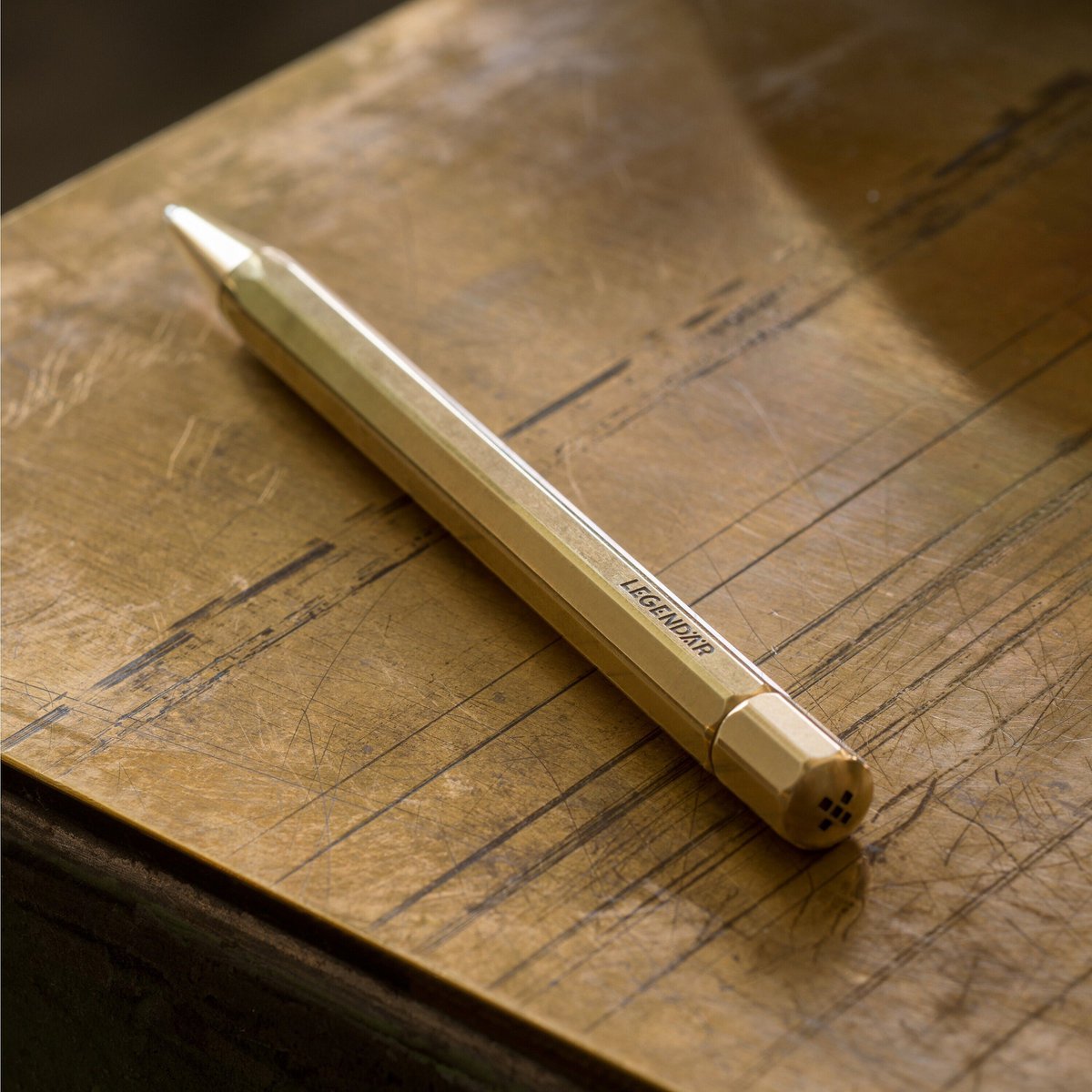 LGNDR Brass Ballpoint Pen TWYST