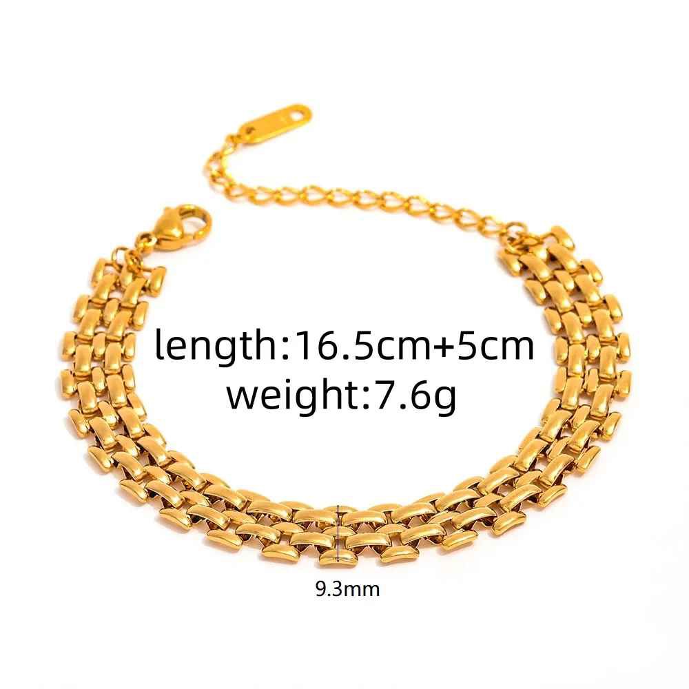 Oliveira – Gold-Silber-Mesh-Choker-Halskette
