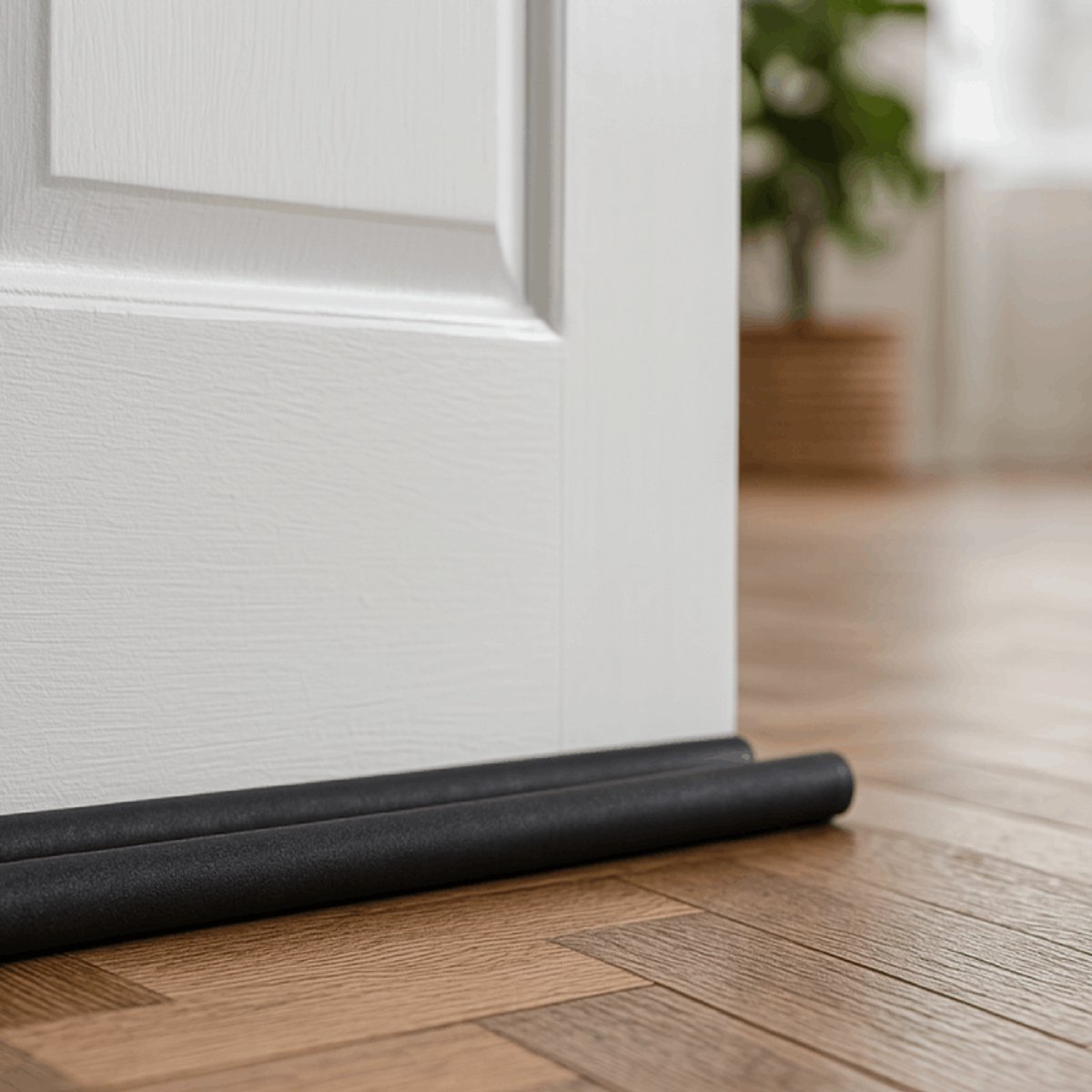 Tochtstrip voor Deuren – 93 cm – Geluidsdempend en Isolerend – Universeel – Zwart