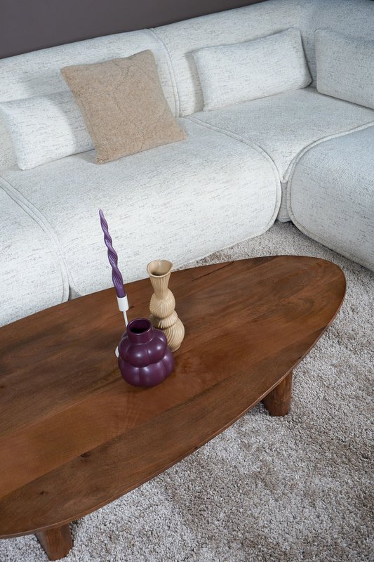Coffee table Rudo 135 x 75 cm - Mango wood