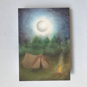 Fairy tale 'Camping' Waldorf card