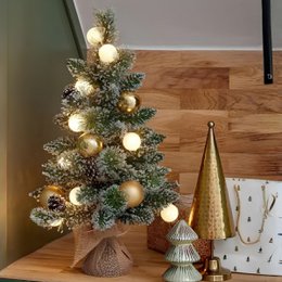 Sapin de Noël artificiel Kaprun Blanc chaud