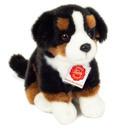 Berner Sennenhund siddende 21 cm - plyslegetøj - blødt legetøj