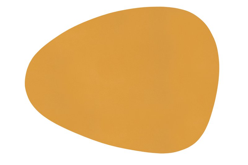Dækkeserviet TOGO - Vegansk læder - Sten - 42x32 cm