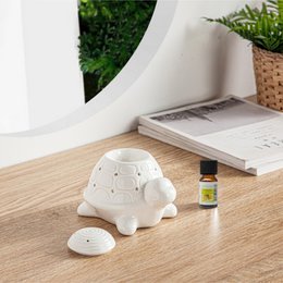 Parfümbrenner Serie Céramy – Franklin – Kerzenhalter aus lackierter Keramik – Diffusion von Duftwachs, ätherischen Ölen – dekorative Geschenkidee