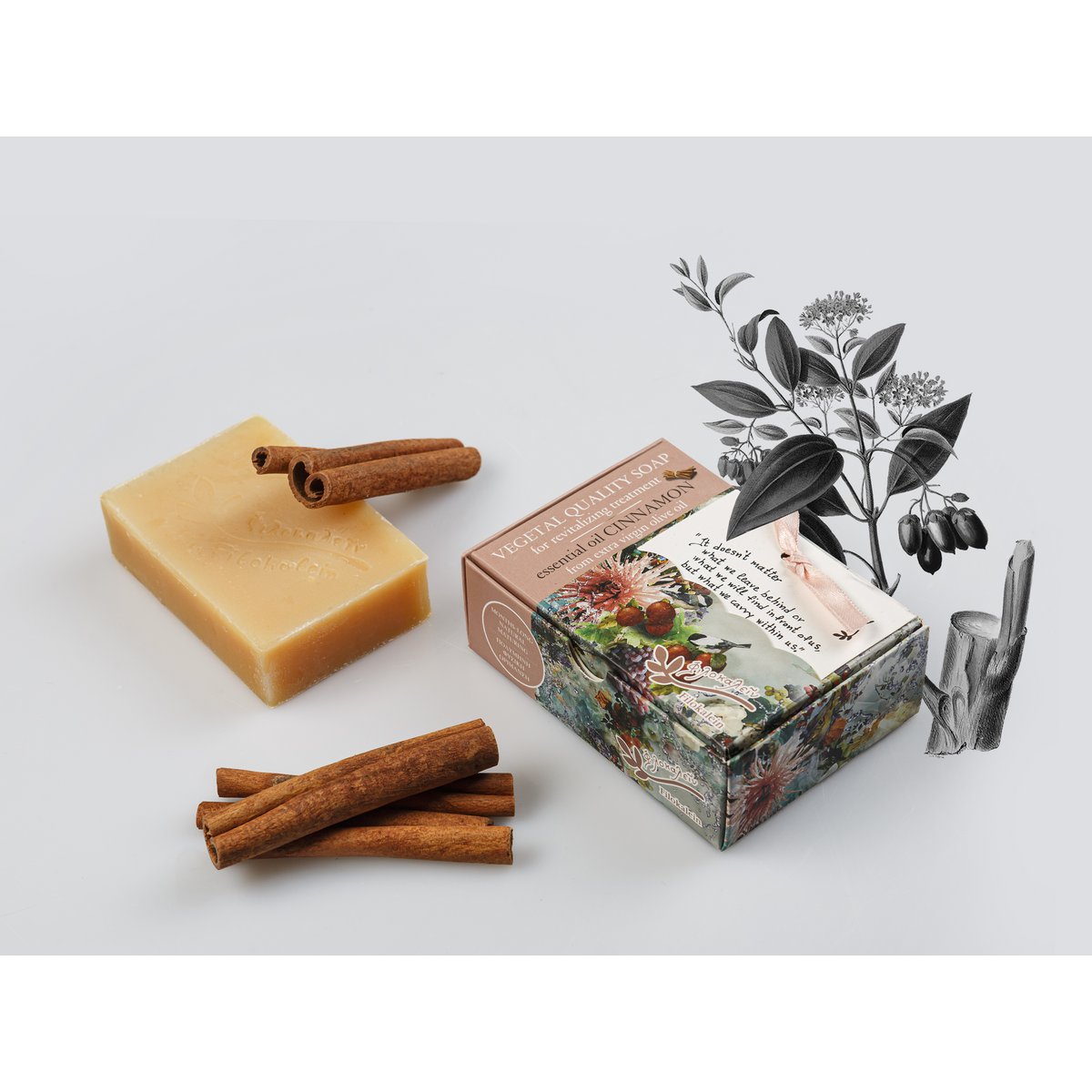 soap 125gr with English small card