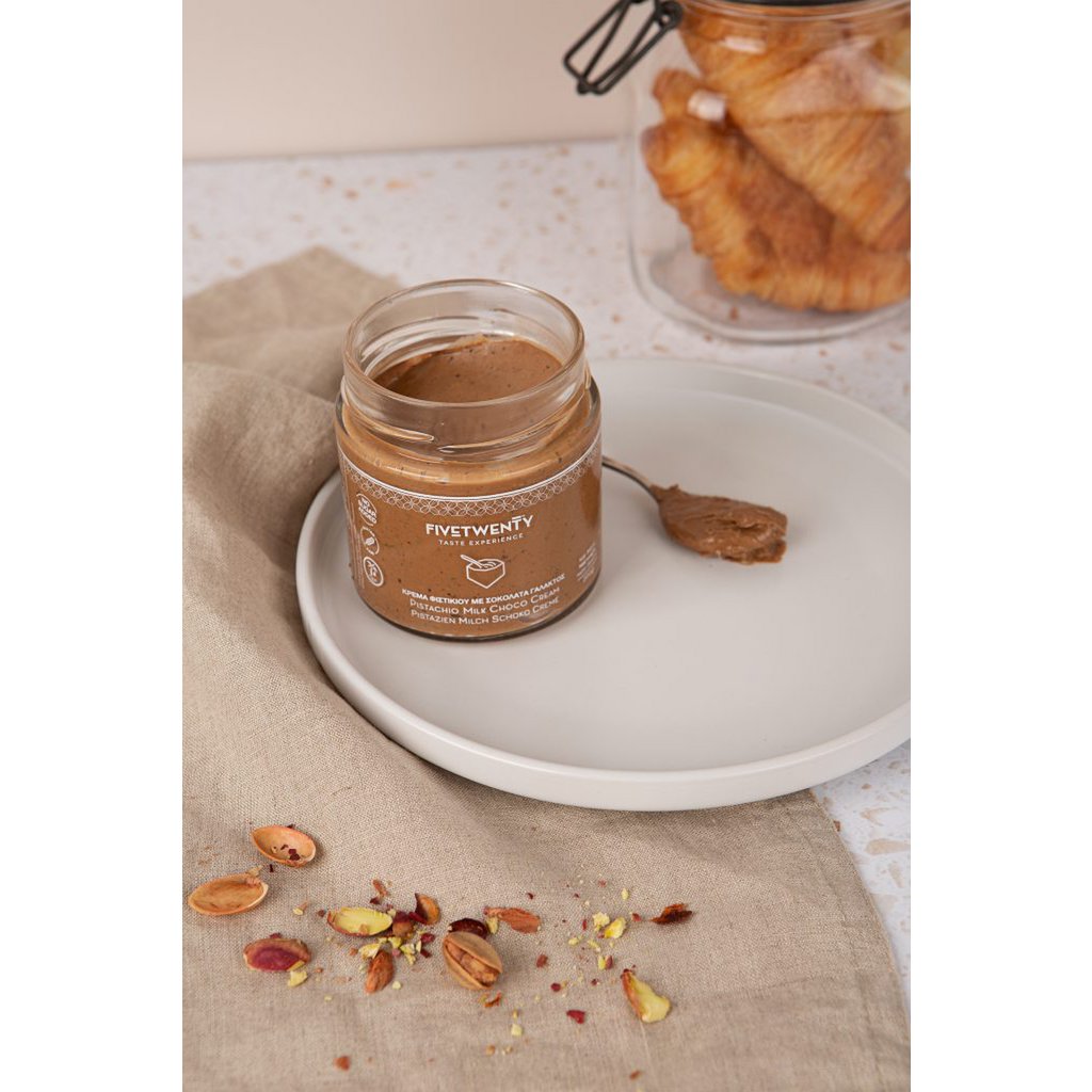 Pistachemelk chocopasta, zonder toegevoegde suiker 200gr.