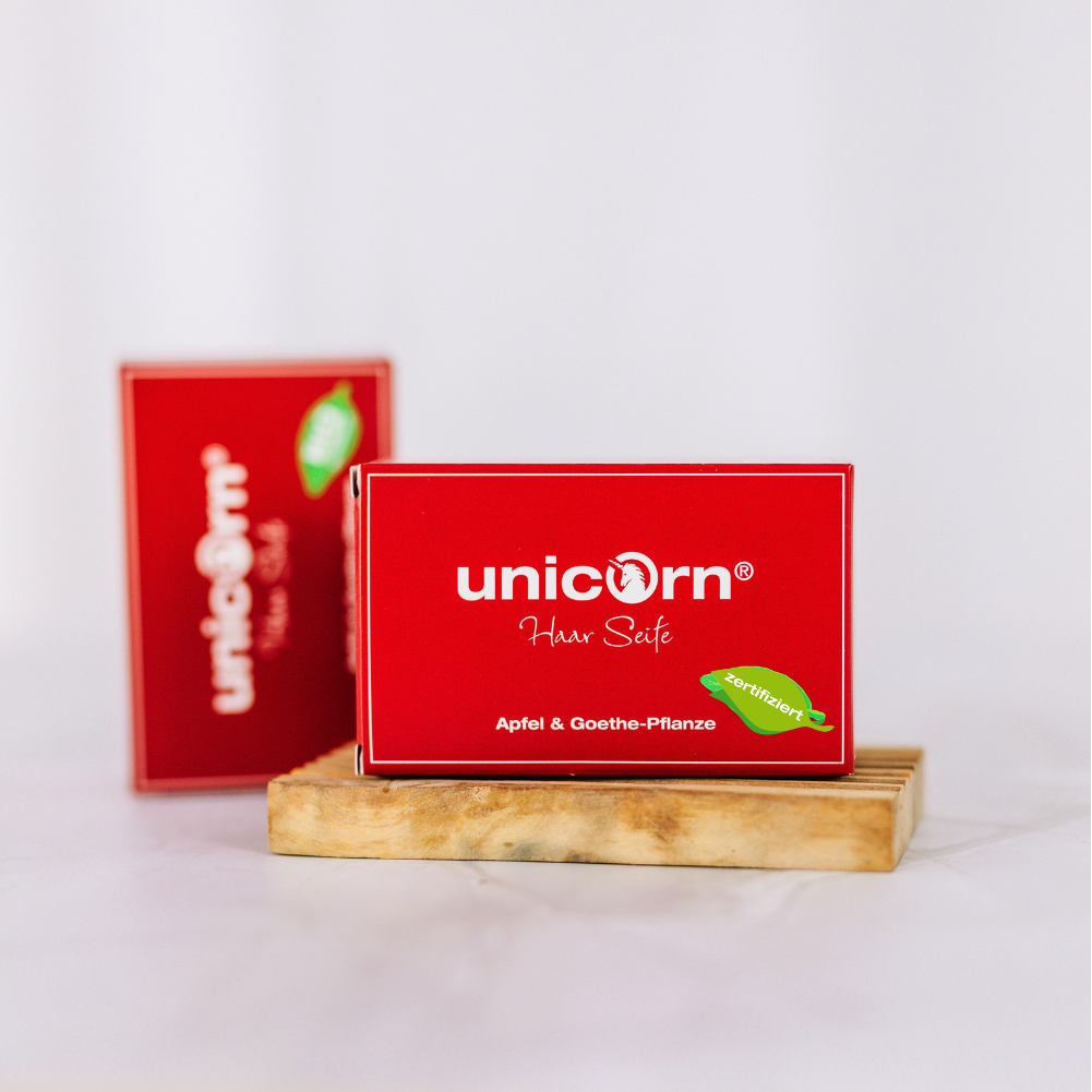 unicorn® æble hårsæbe med Goethe planteekstrakt