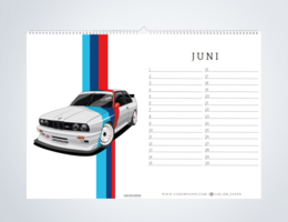 Car Birthday Calendar