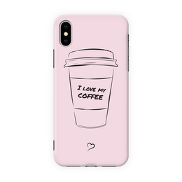 Amo il mio caffè Cover per iPhone ecologica