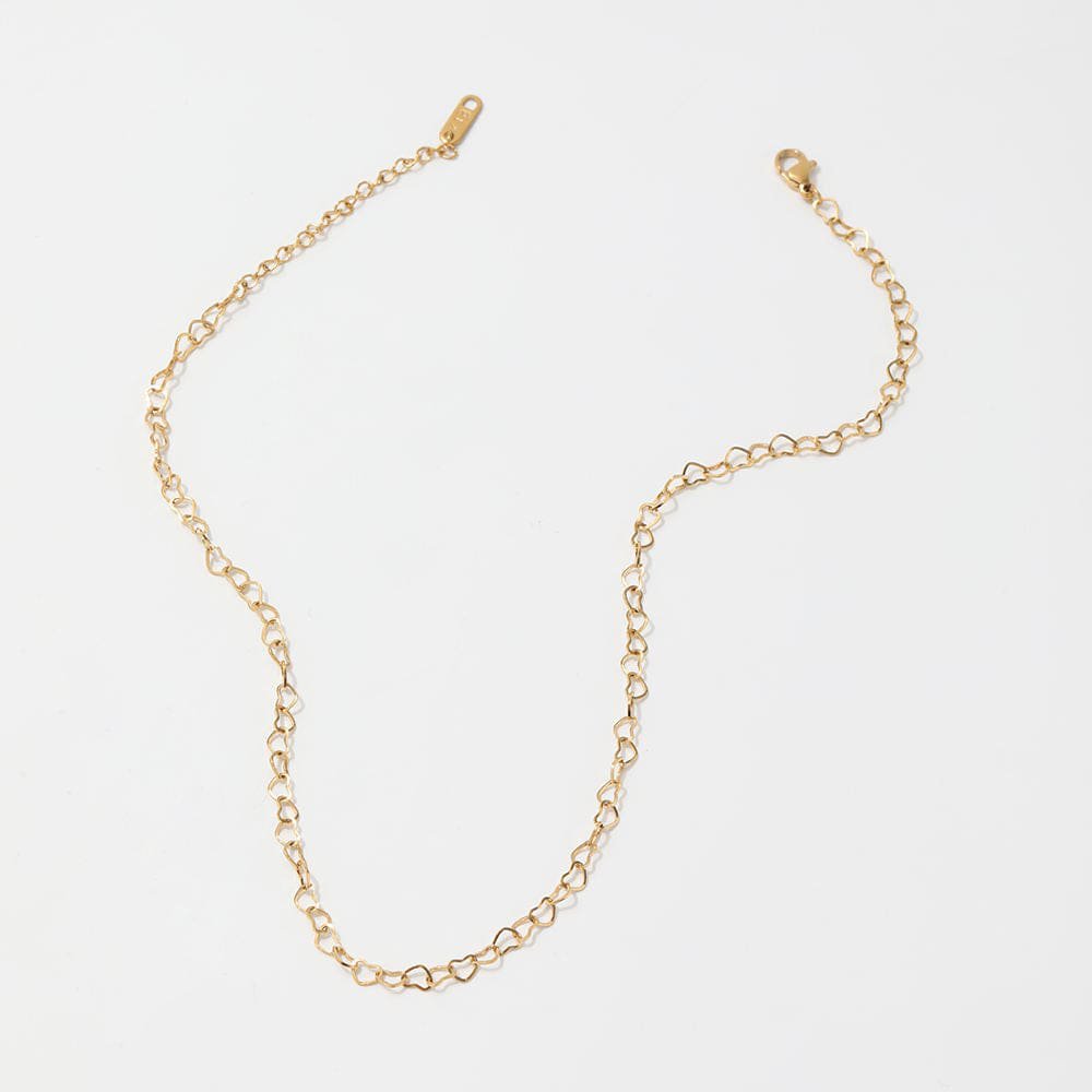 Bogufal - Linked Heart Necklace Choker