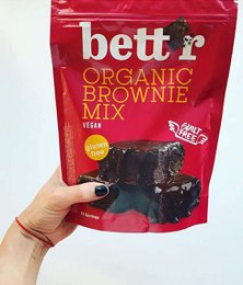 Organic Brownie Mix, organic, Bett'r, 400g