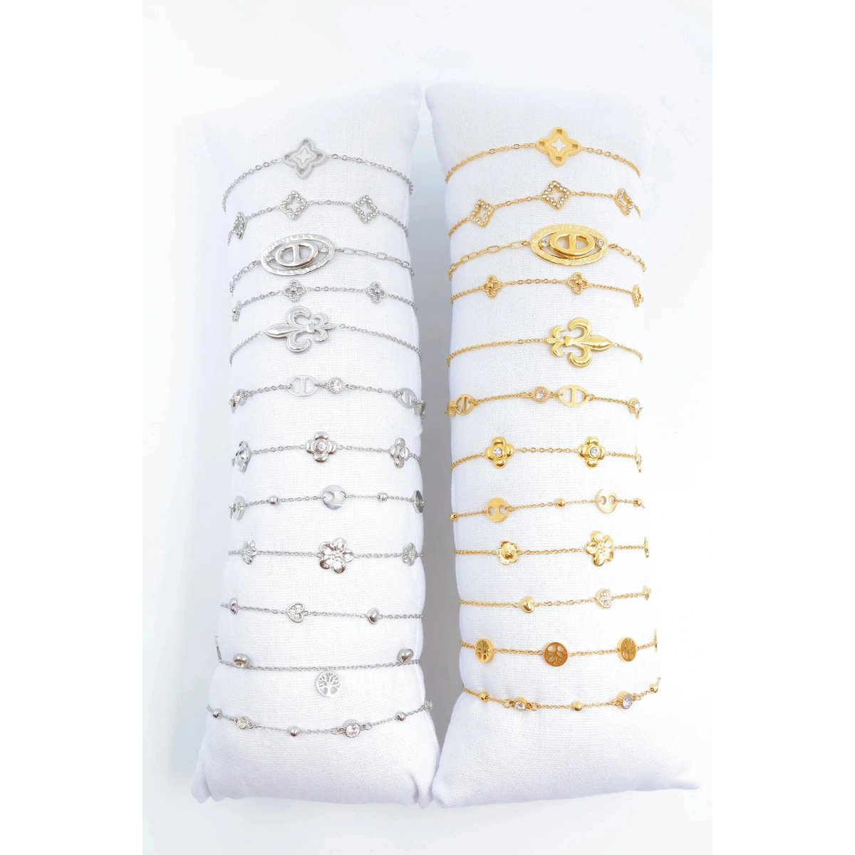 Viel Schmuck mit Display