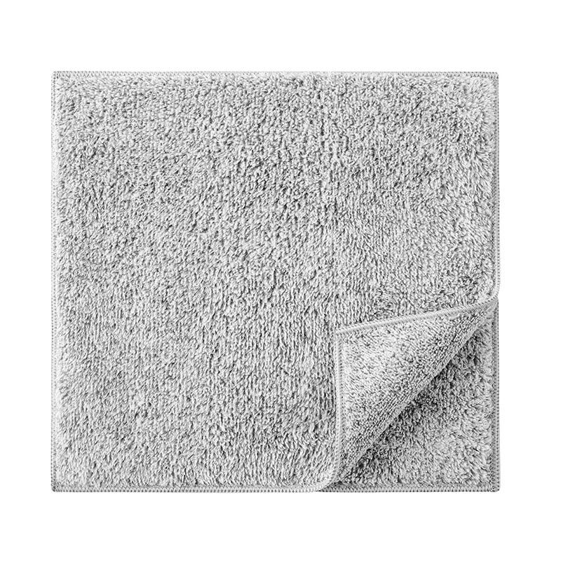 12x paño de cocina de fibra de carbón de bambú 22x25 cm | Altamente absorbente de agua, sin pelusa, ultra suave | Inodoro y antibacteriano