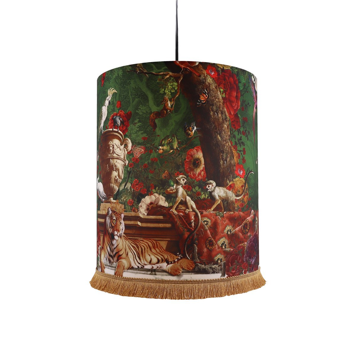Deckenlampe / Suspension 30x36 cm Fransen Machli