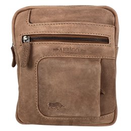 Skuldertaske eller Crossbody-taske i 6 farver glat læder med justerbar skulderrem