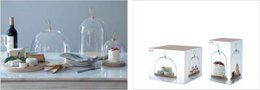 L.S.A. - Plateau de service ivalo avec borne 15 cm - transparent