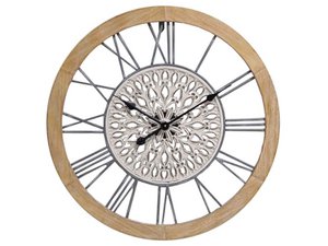 WANDUHR AUS METALL/HOLZ HM2321006