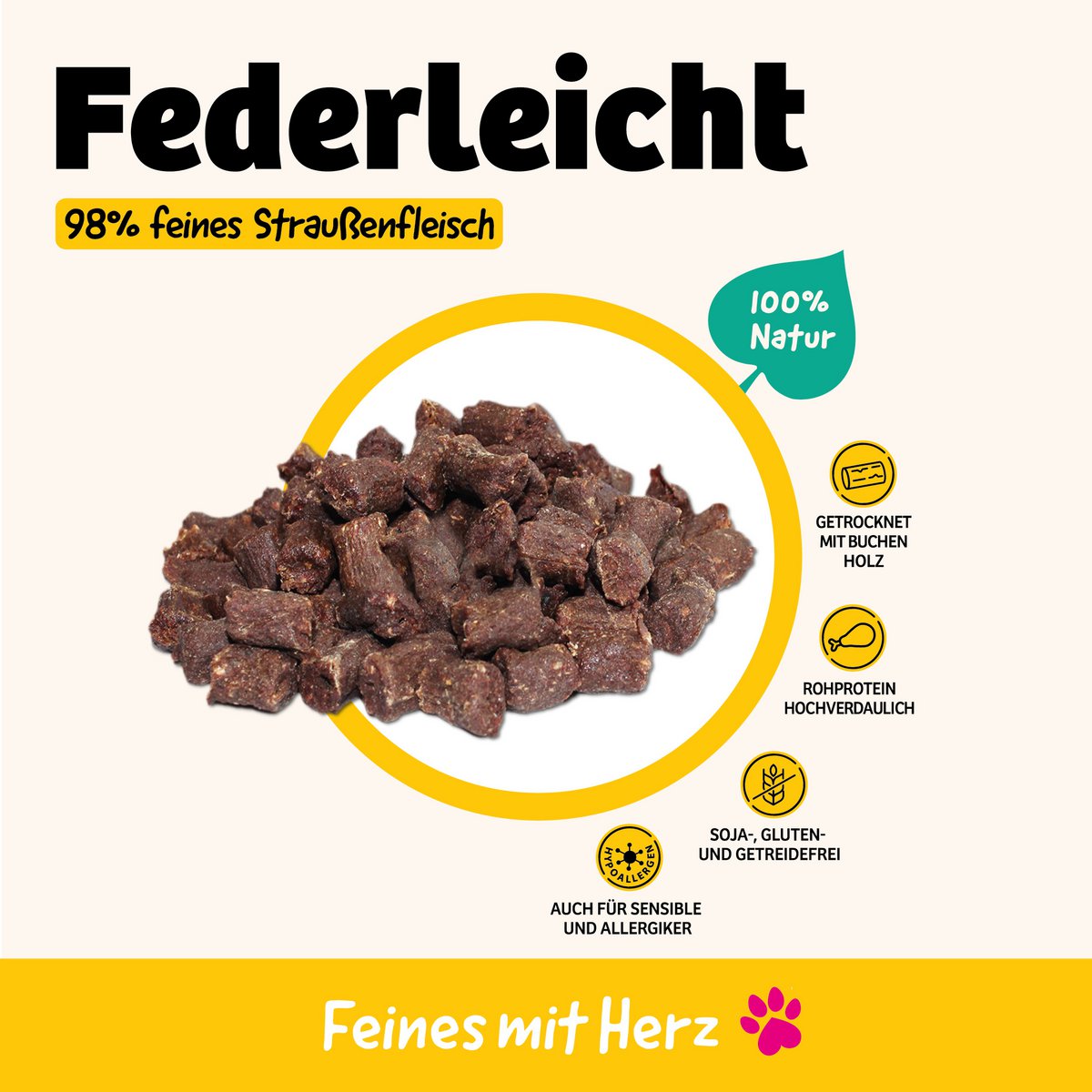 Dog snack feather light 60g x 15