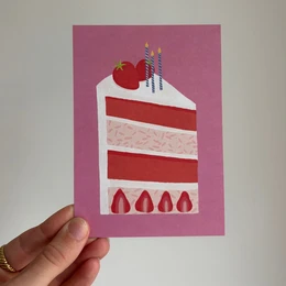 Happy Cake Card