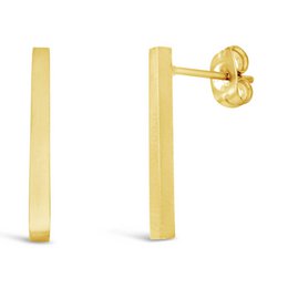Ohrstecker „Matte Square Bar“