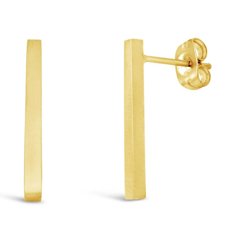 Ohrstecker „Matte Square Bar“