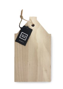 Beuken plank 27x15 cm, HUIS (C)