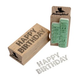 Alles Gute zum Geburtstag gepunktete Briefmarke