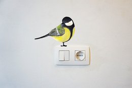 Muursticker Koolmees