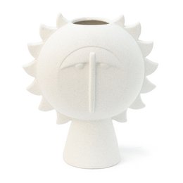 CERAMIC LION VASE HF