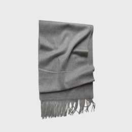 Fin vævet - 100% cashmere vævet tørklæde med frynser