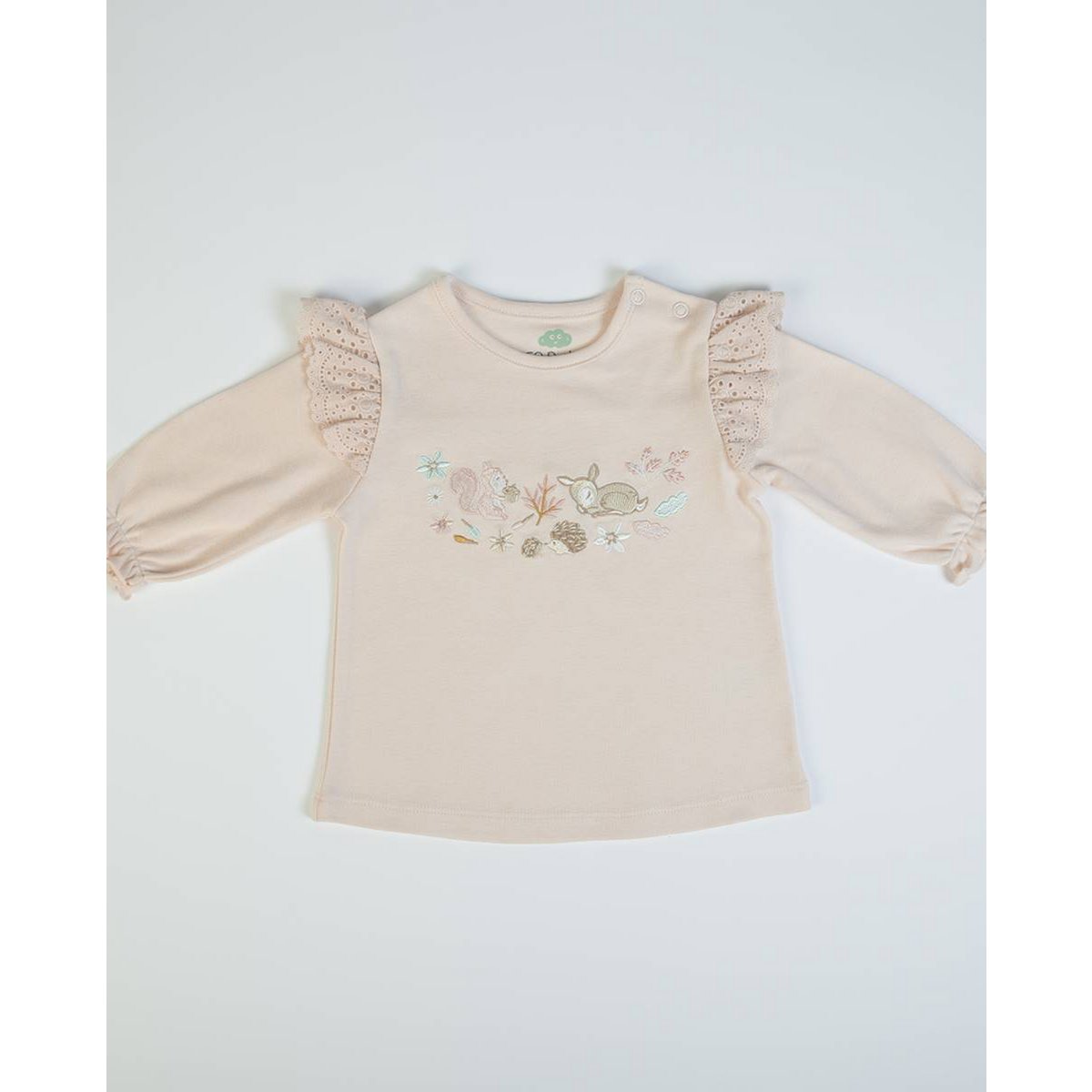 16179 - T-shirt z długim rękawem + spodnie sztruksowe - Organiczny - AW 24/25