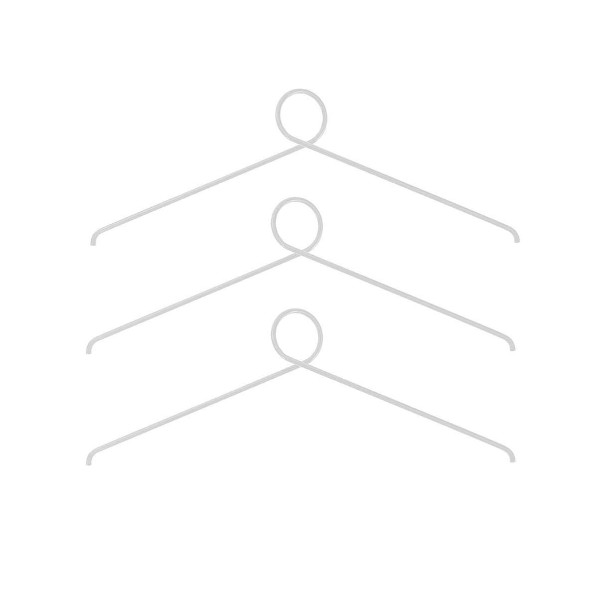 Loop It hangers (3 stuks) - Wit