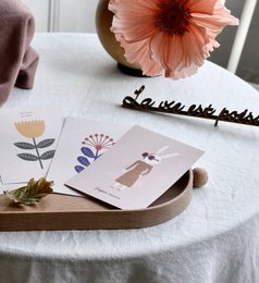 Karta Super Mama, ekologiczna kartka z życzeniami