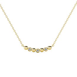 Evelyne pendants - Gold and Crystal