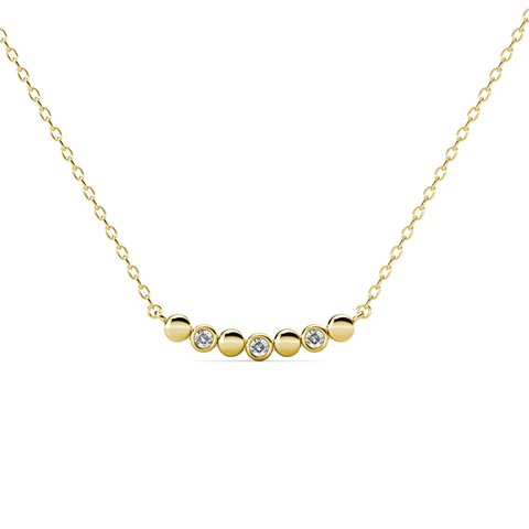Evelyne pendants - Gold and Crystal
