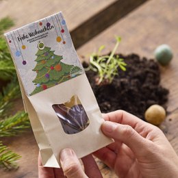 Weihnachtskugeln - Bunte Blumenmurmeln
