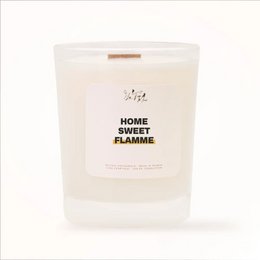 Scented candle: Home sweet flame
