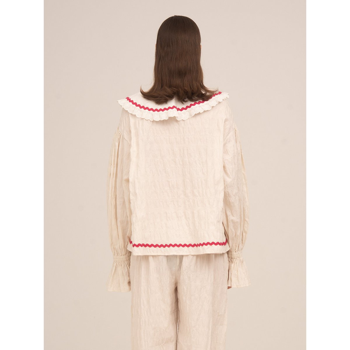 Offduty Cream Pyjama Blouse