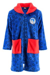 Lot of 24 Units | Coral Sonic Children's Dressing Gown | Officially Licensed Products | SUN CITY Group