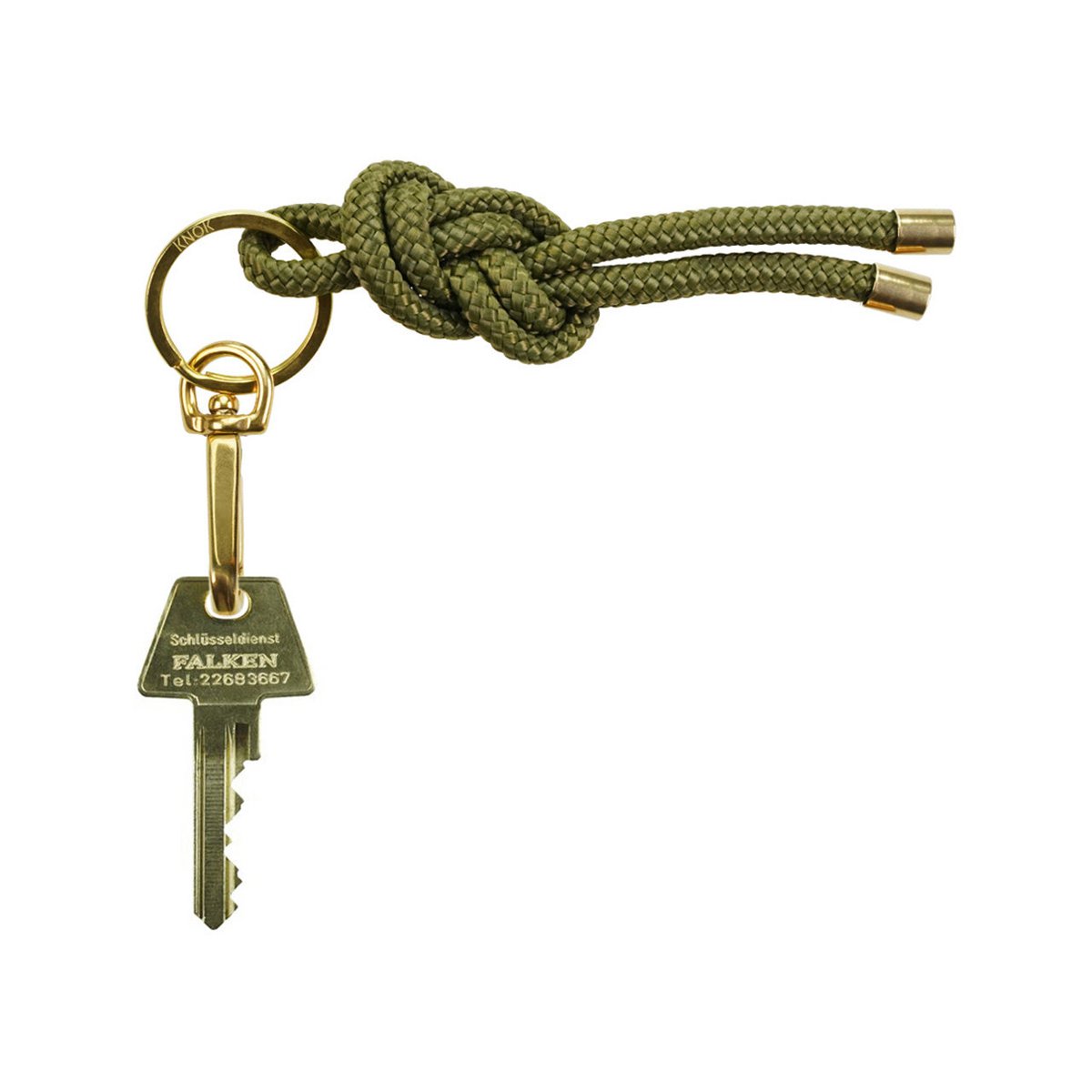 KEYCHAIN KNOT (OLIVE)
