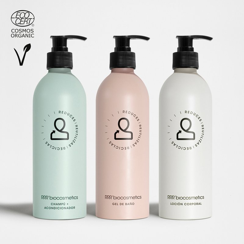 Amanti del pianeta. Shampoo balsamo + 500 ml di gel da bagno ecologico